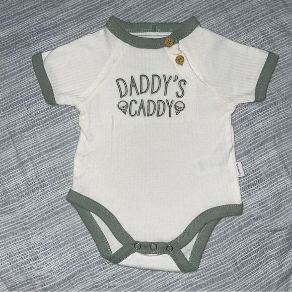 Tahari Baby Daddy’s Caddy Onesie 0-3M - Picture 4 of 11